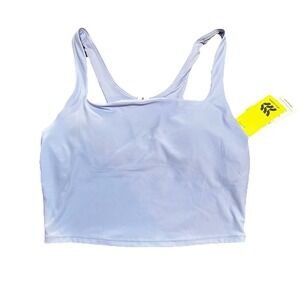 All in Motio Everyday Soft Light Support Rib Crop Sports Bra Womens S FLAW